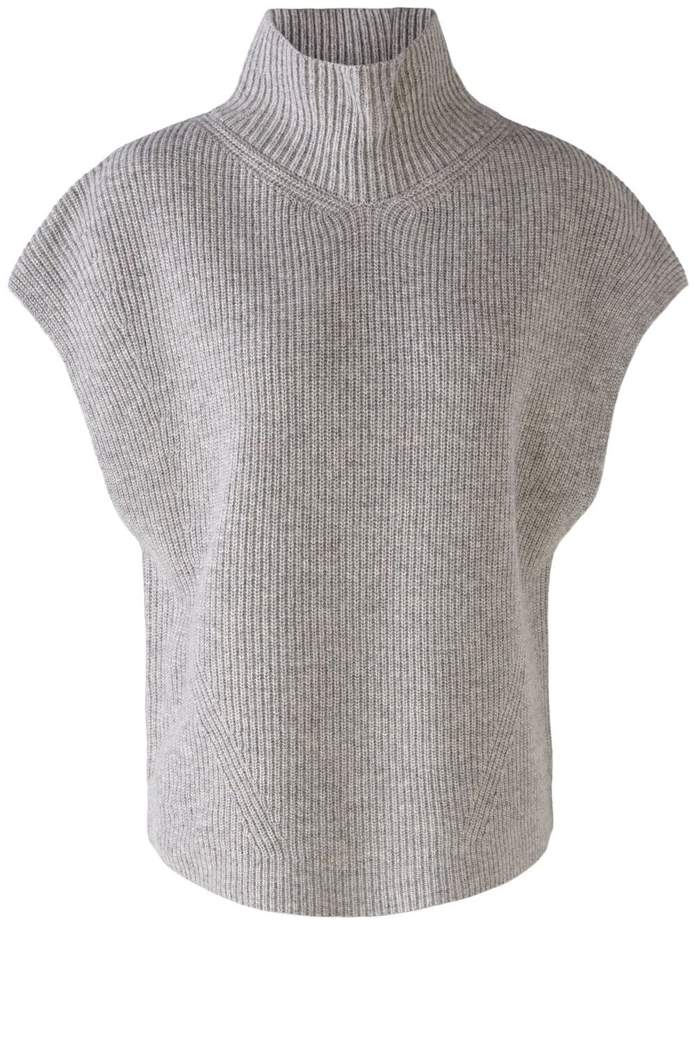 Grey High Neck Slip Over