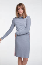 Grey Knit Layered Dress