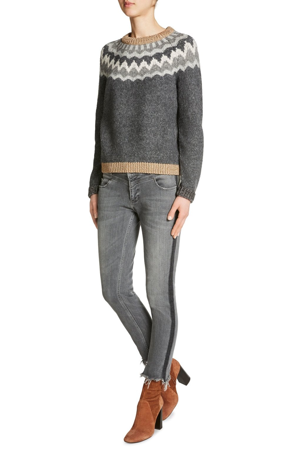 Grey Knit Sweater