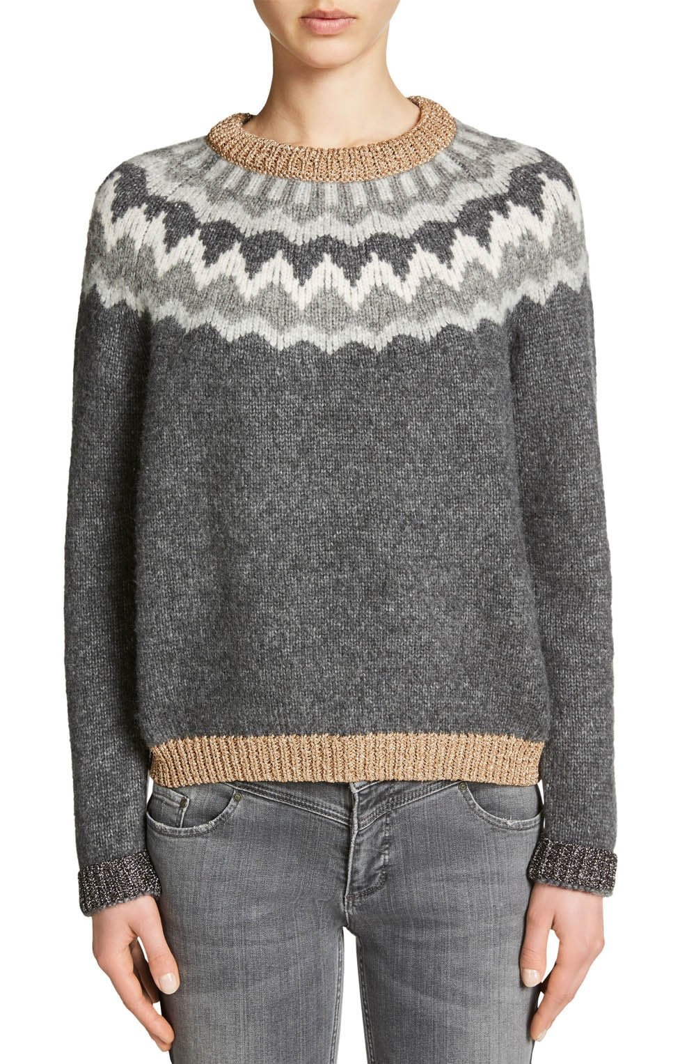 Grey Knit Sweater