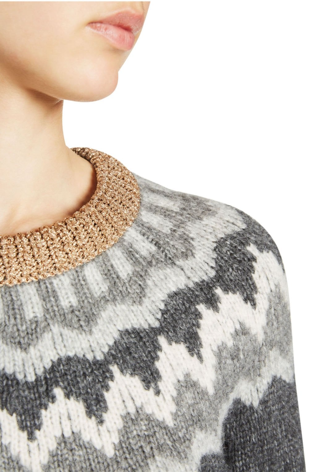 Grey Knit Sweater