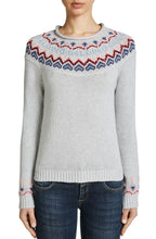 Grey Patterned Detail Sweater