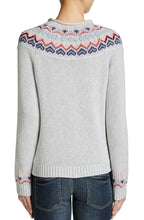 Grey Patterned Detail Sweater