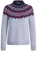 Grey Patterned Panel Jumper