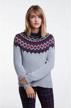 Grey Patterned Panel Jumper