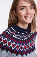 Grey Patterned Panel Jumper