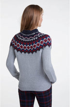 Grey Patterned Panel Jumper