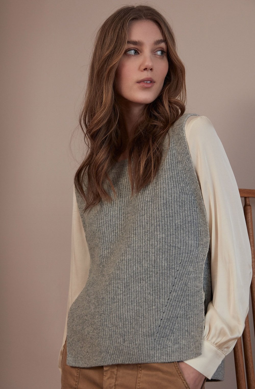 Grey Slip Over