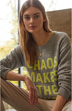 Grey Slogan Jumper