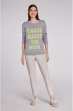 Grey Slogan Jumper