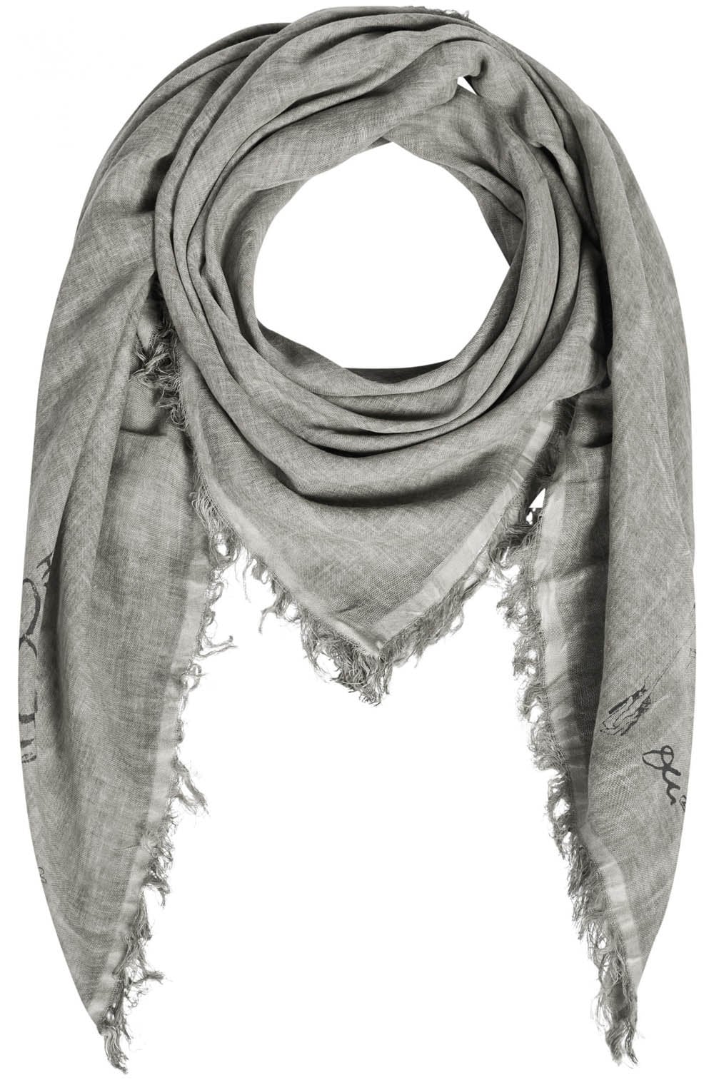 Grey Square Scarf