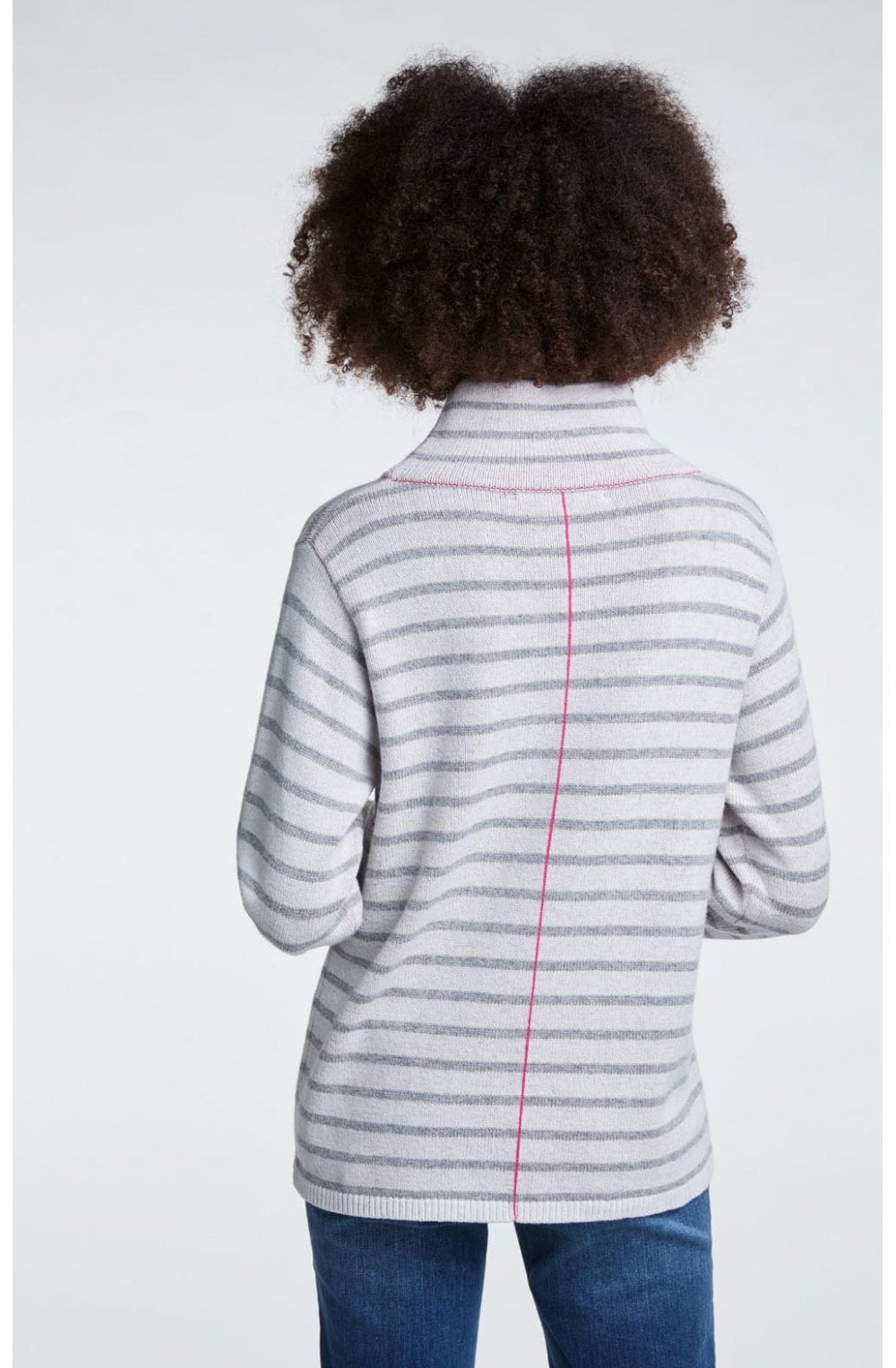 Grey Stripe Jumper