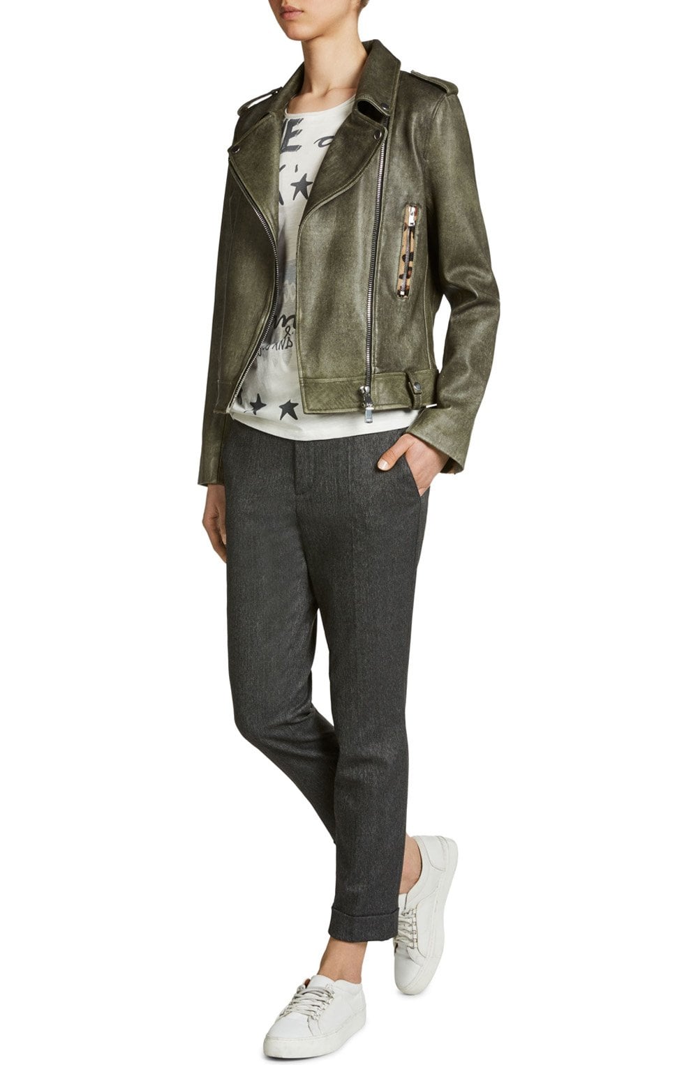 Grey Tailored Trousers