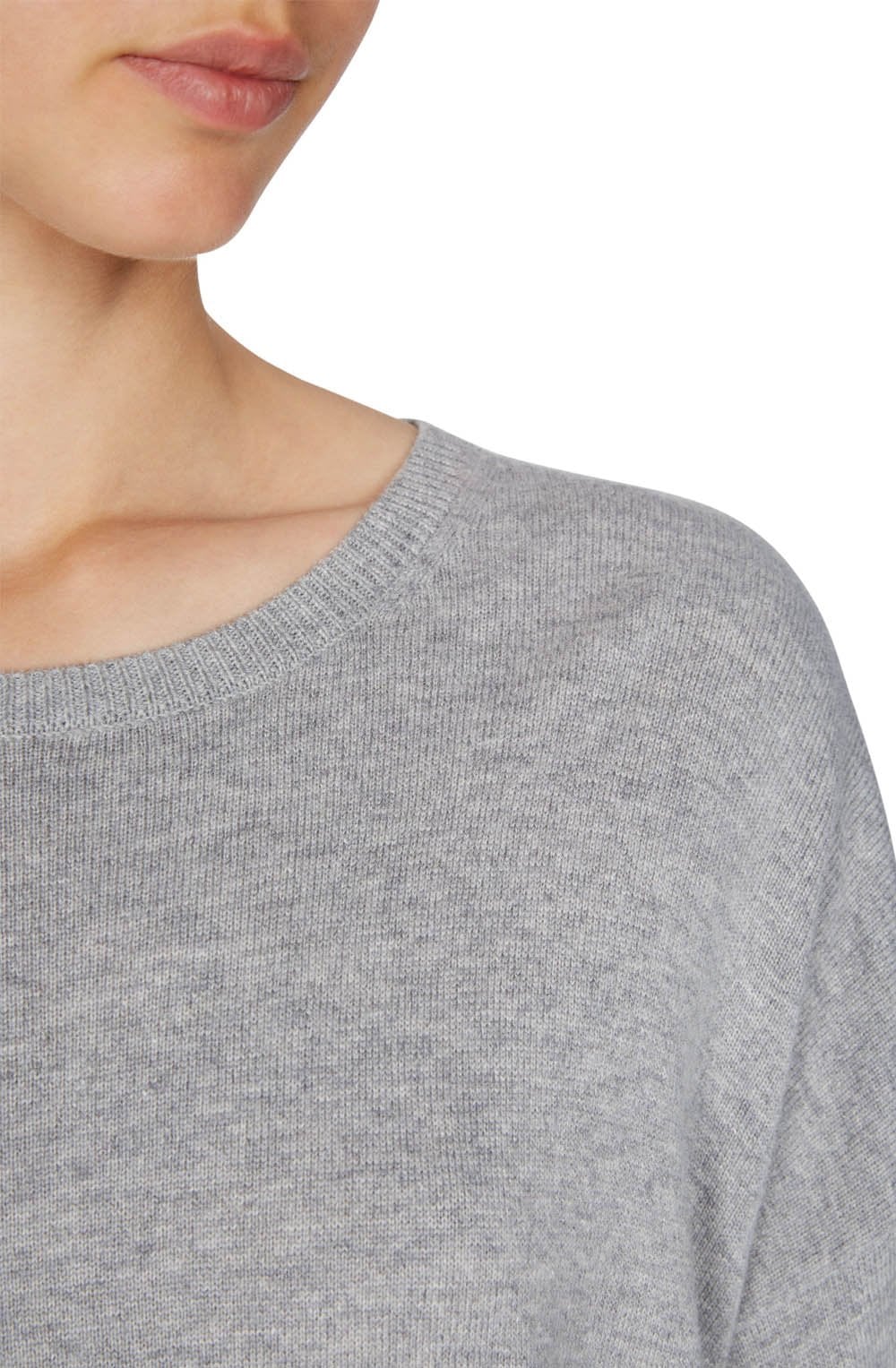 Grey Tassel Hem Sweater