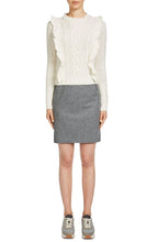 Grey Wool Skirt