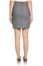 Grey Wool Skirt