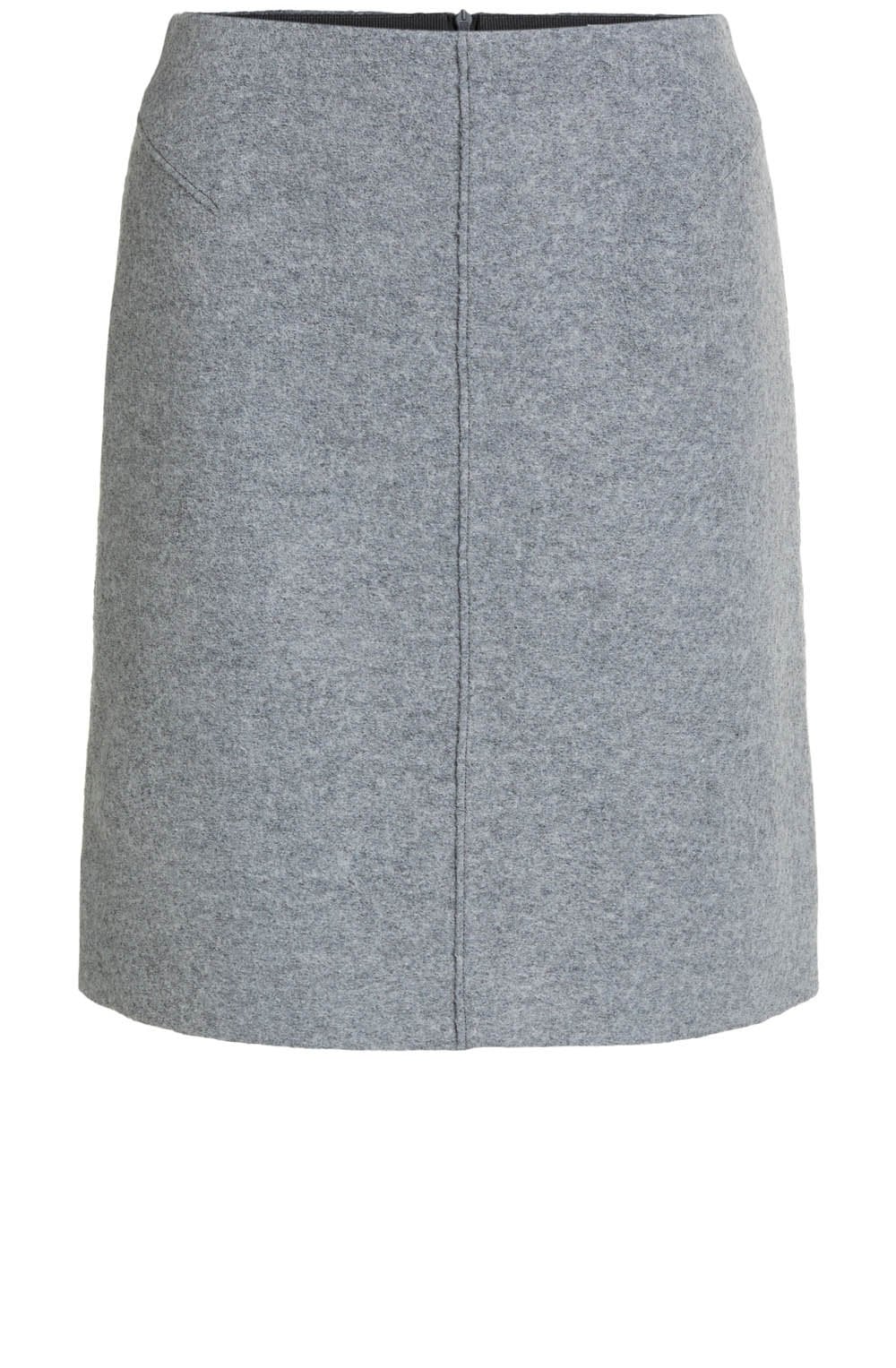 Grey Wool Skirt