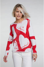 Heart Design Fine Knit Jumper