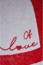 Heart Design Knit Scarf