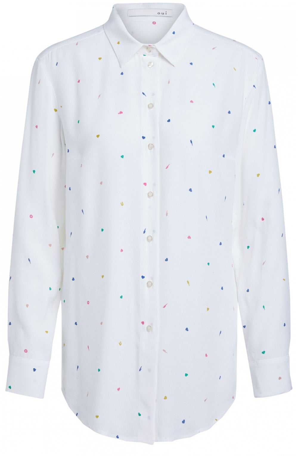 Heart Print Blouse