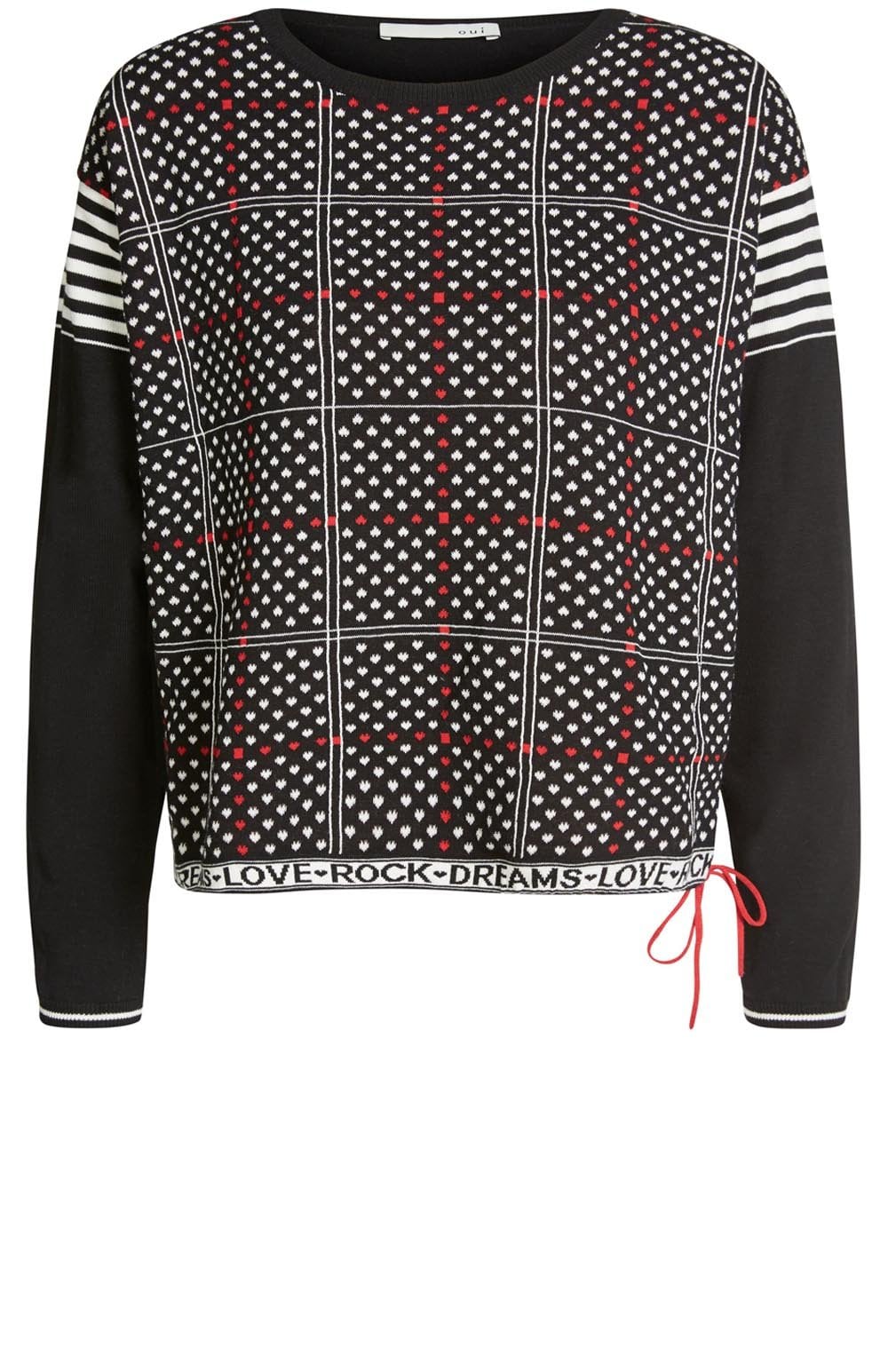 Heart Print Sweater