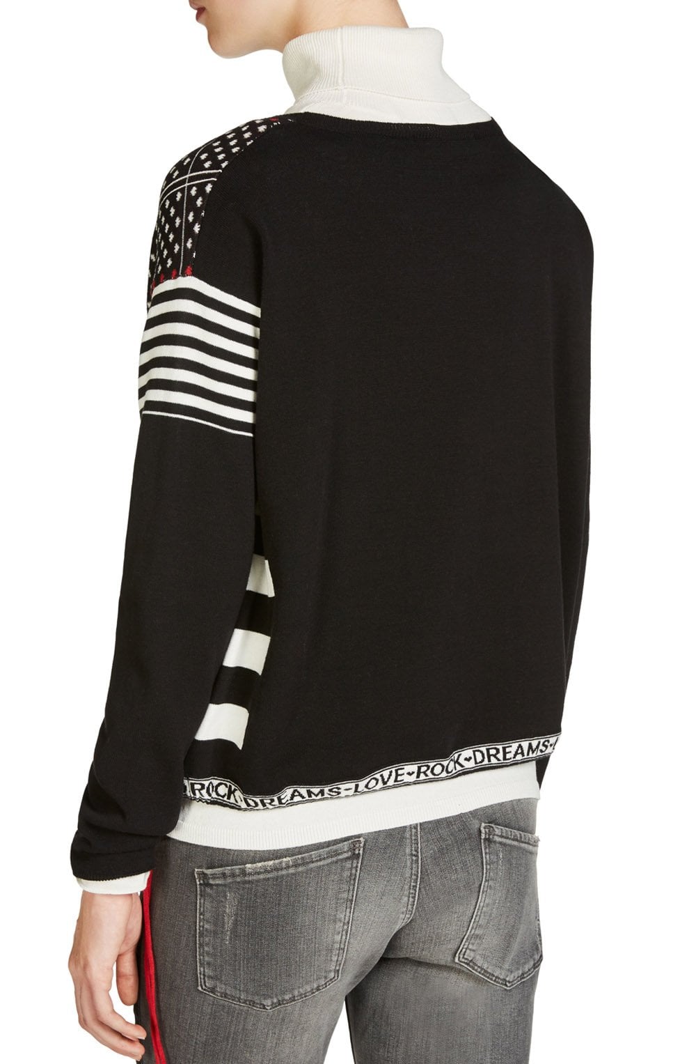 Heart Print Sweater