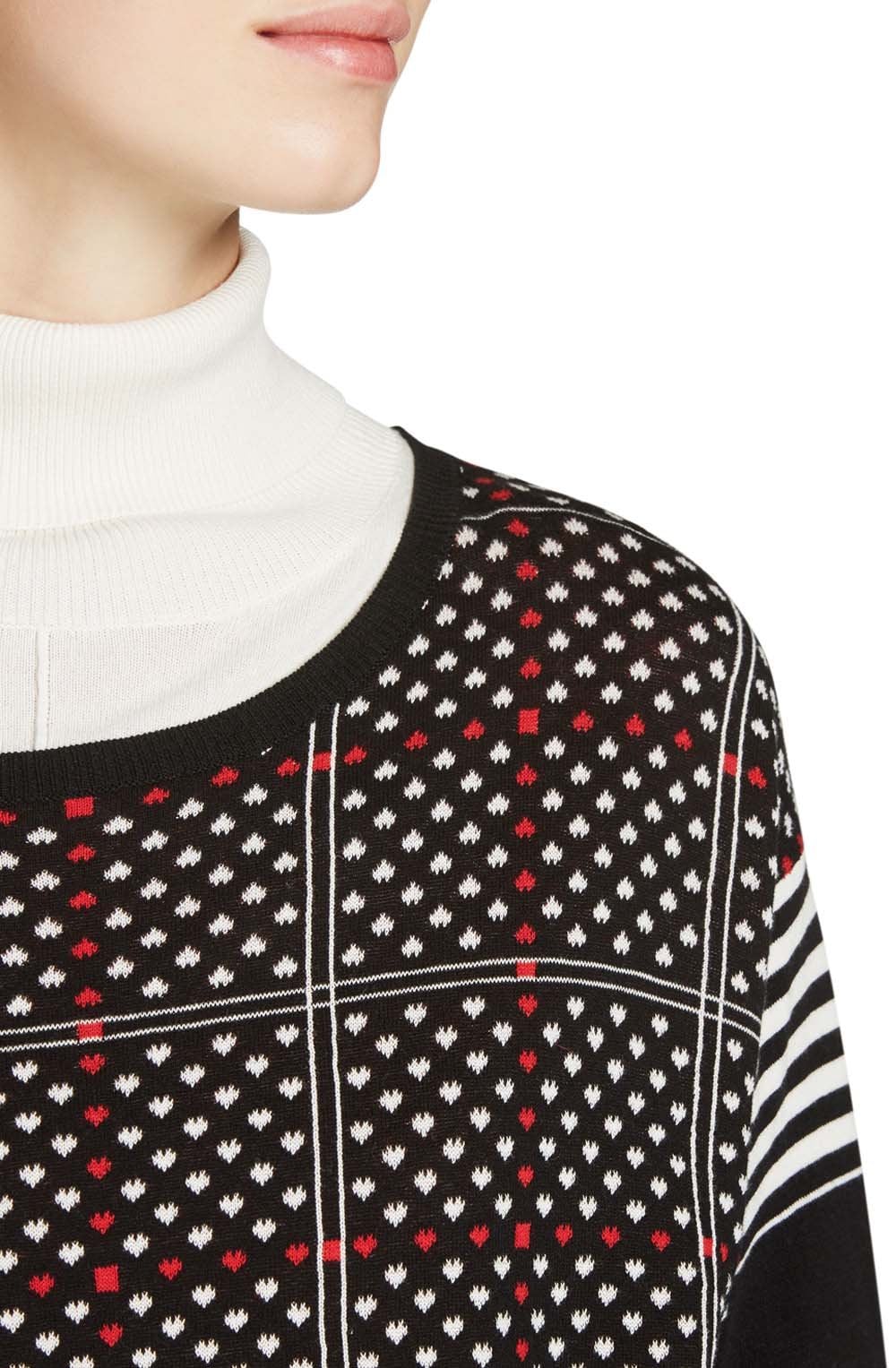 Heart Print Sweater
