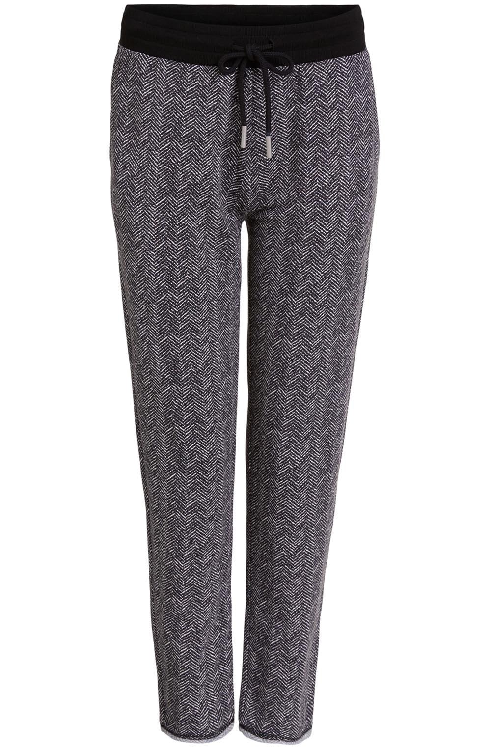 Herringbone Print Trouser