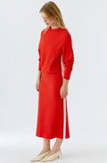 High Risk Red Knitted Skirt