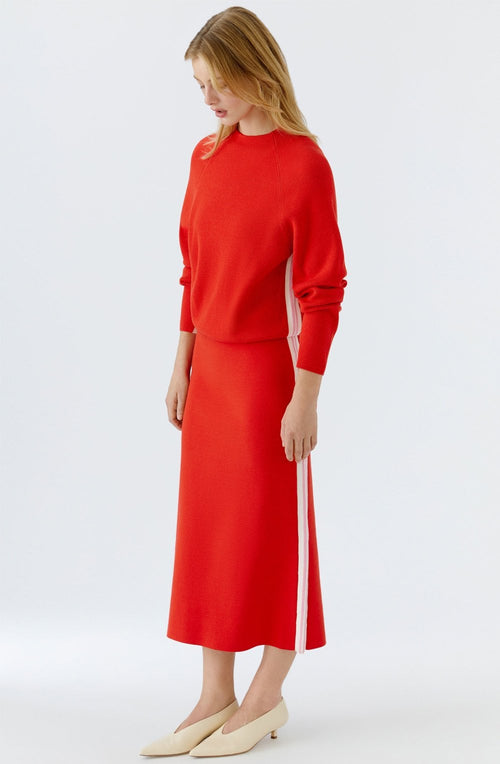 High Risk Red Knitted Skirt