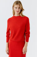 High Risk Red Sporty Shortened Jumper