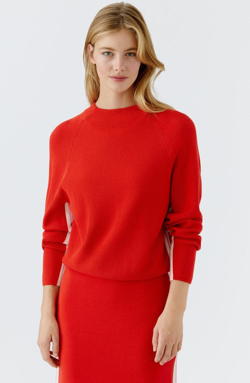High Risk Red Sporty Shortened Jumper