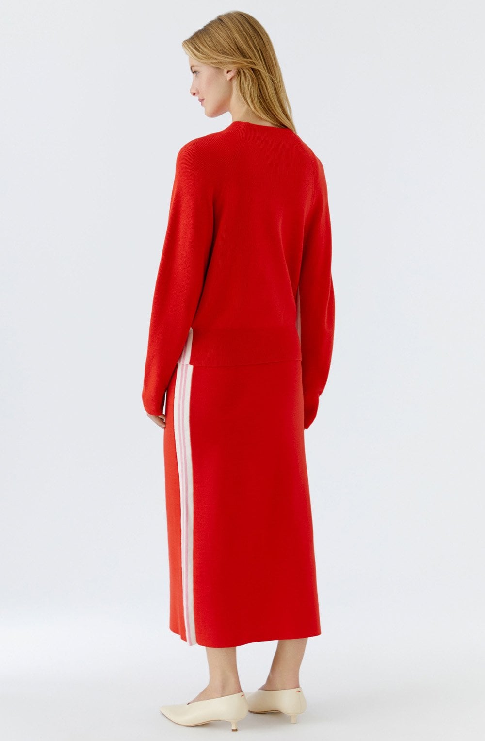 High Risk Red Sporty Shortened Jumper