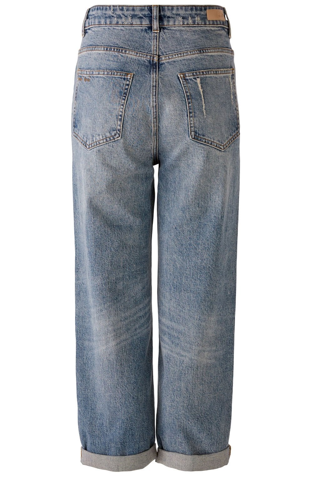 High Waist Straight Leg Jeans