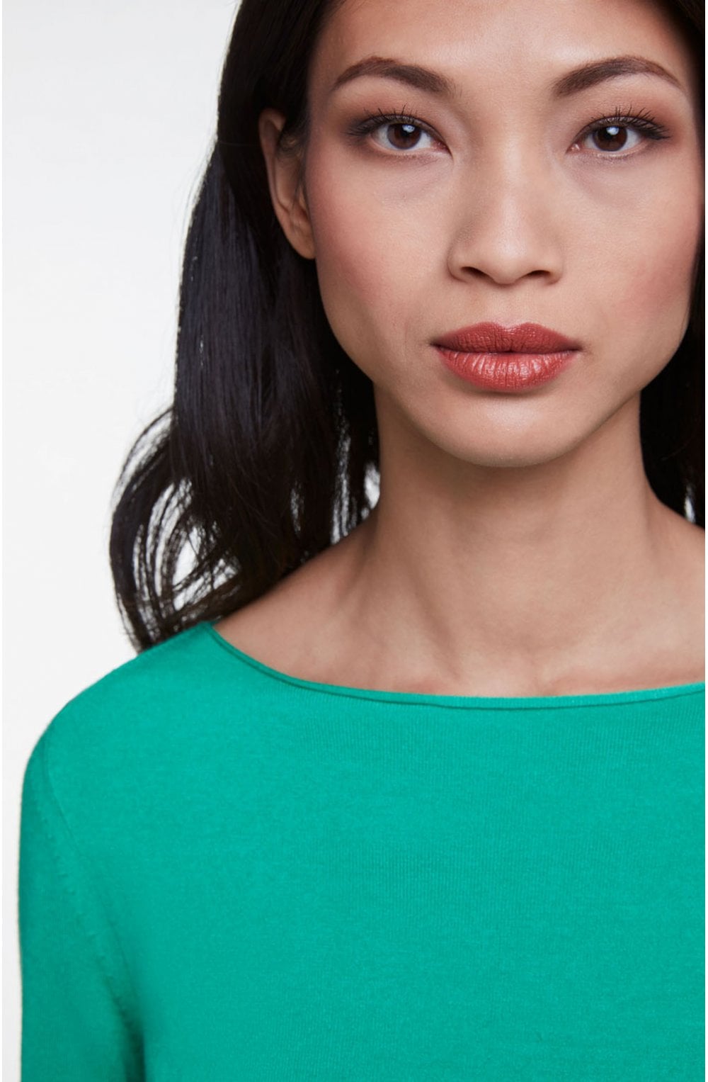 Holly Green Fine Knit Jumper