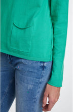 Holly Green Fine Knit Jumper