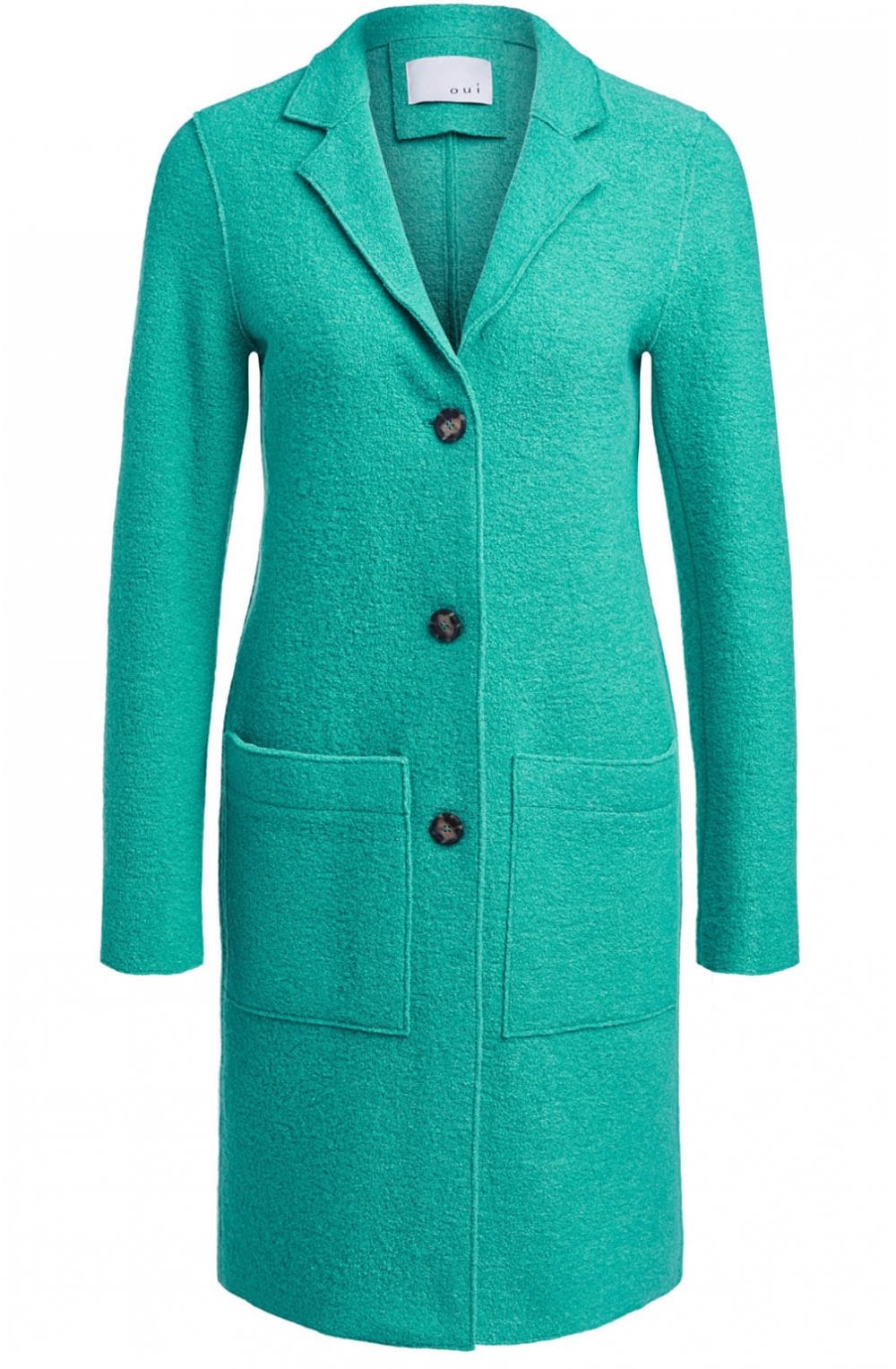 Holly Green Long Line Coat