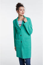 Holly Green Long Line Coat