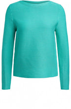 Holly Green Ribbed Knit Jumper