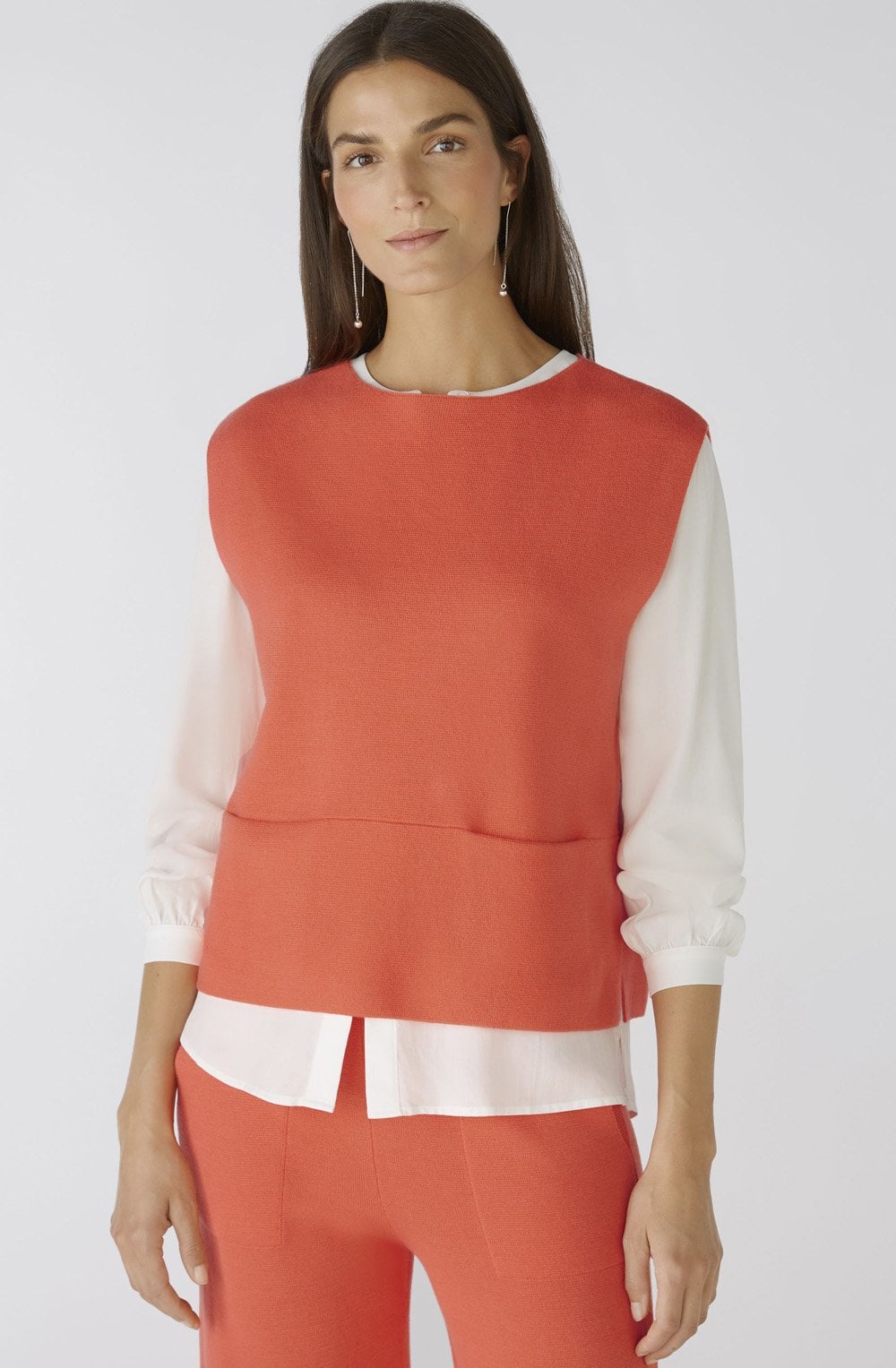 Hot Coral Milano Slip Over