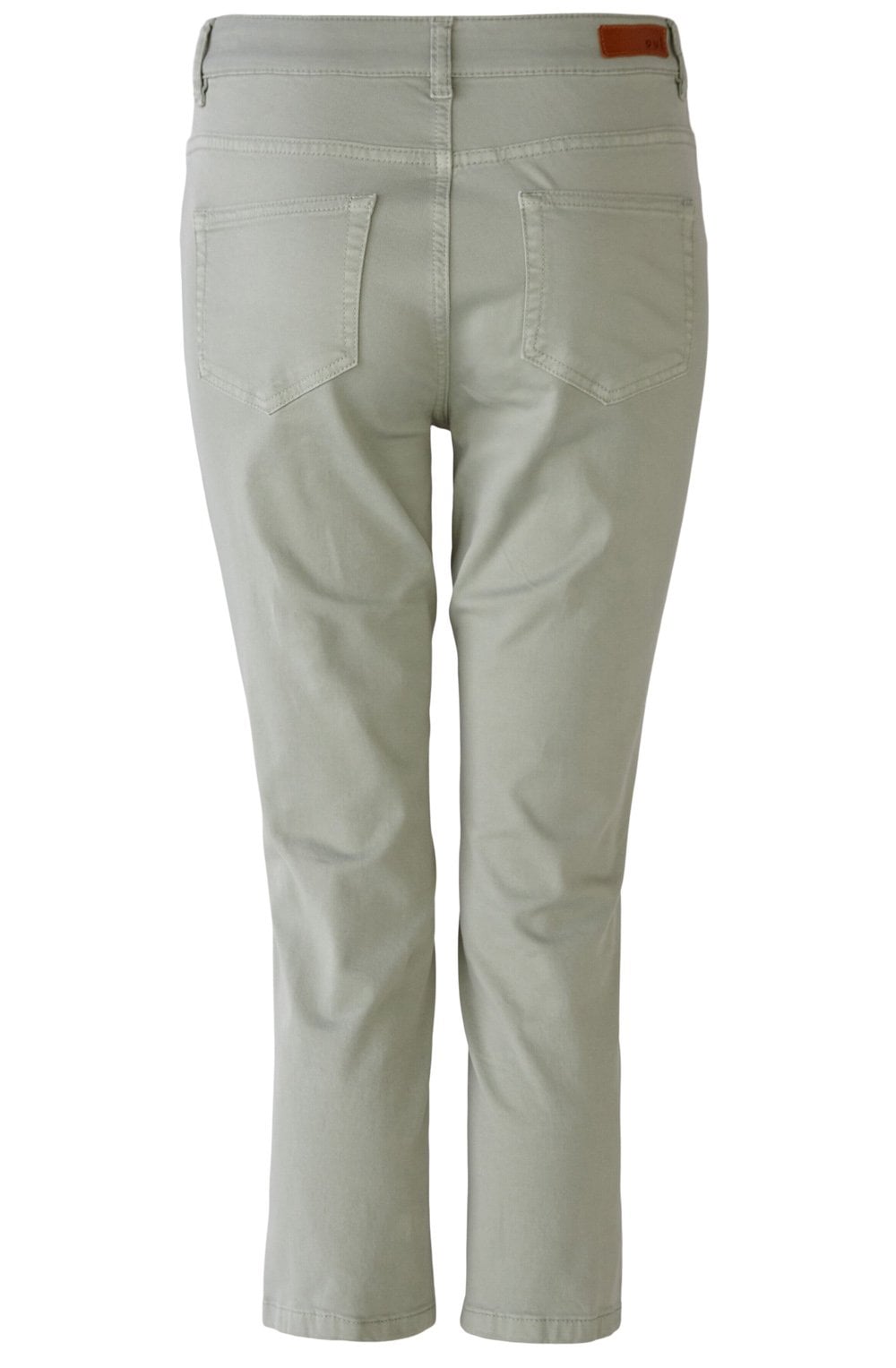 Iceberg Green Cropped Skinny Jeans