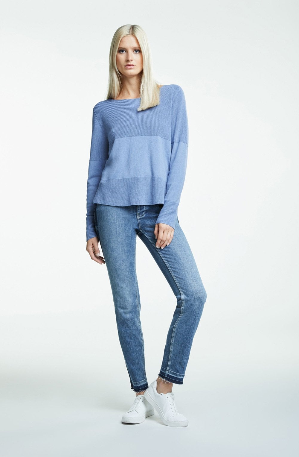 Infinity Blue Knit Jumper