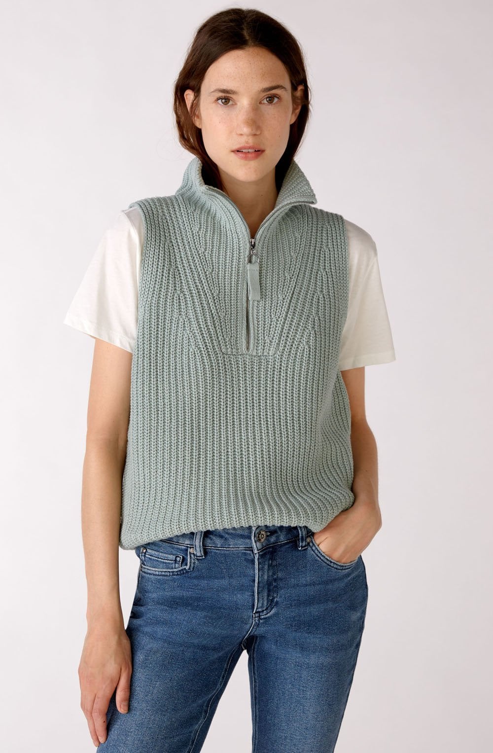 Jadeite Chunky Knit Slipover