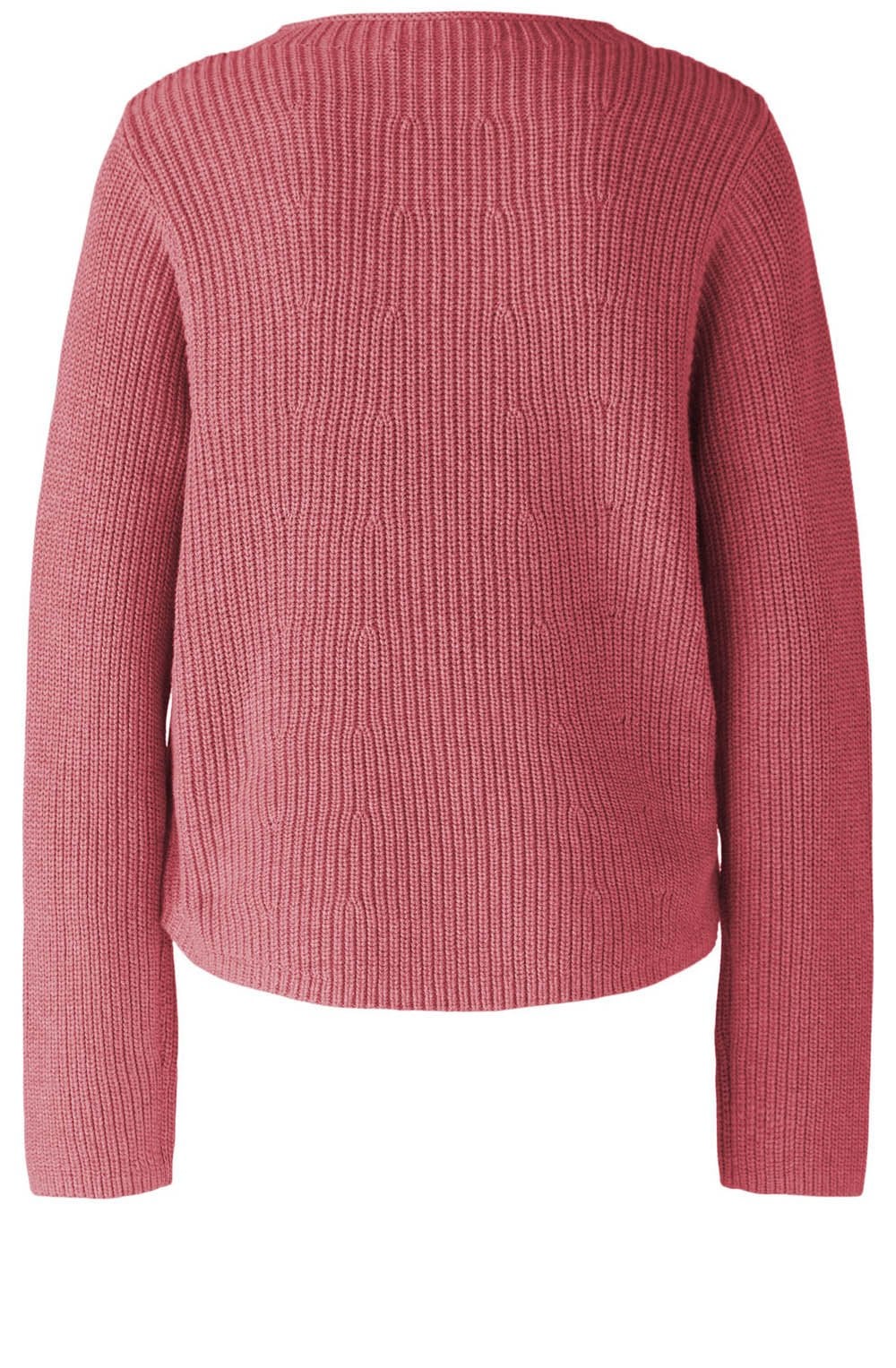 Jazzy Pink Button Detailed Cotton Jumper