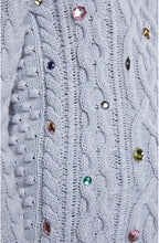 Jeweled Cable Knit Jumper