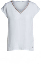 Jewelled Detailed Linen Top