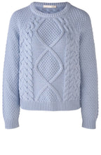 Kentucky Blue Cable Knit Jumper