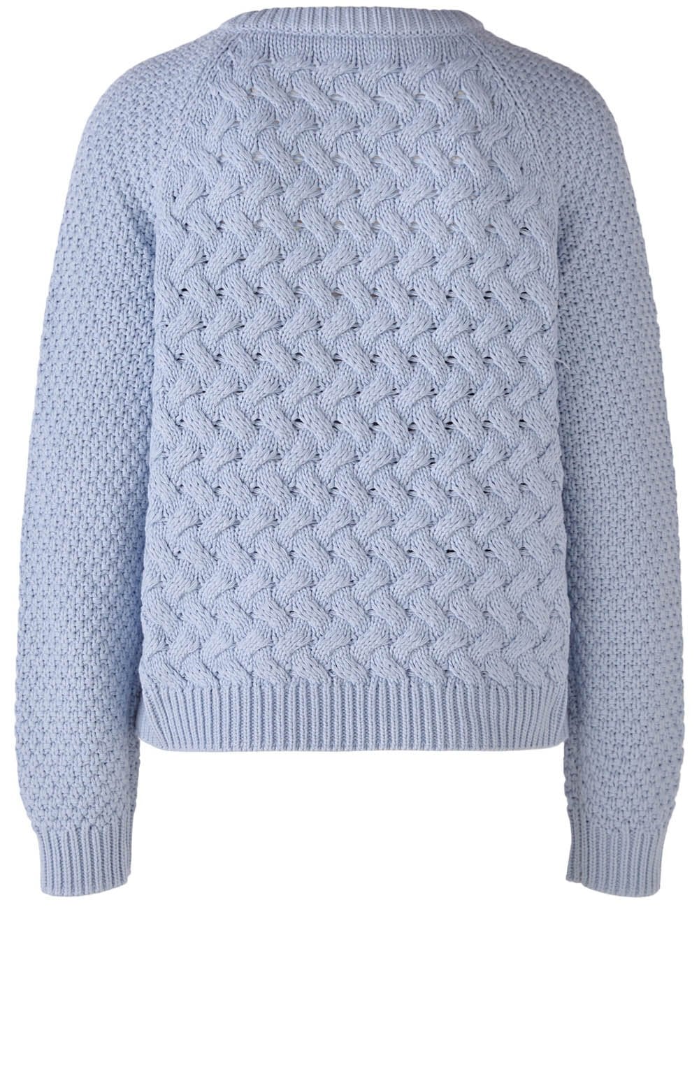 Kentucky Blue Cable Knit Jumper