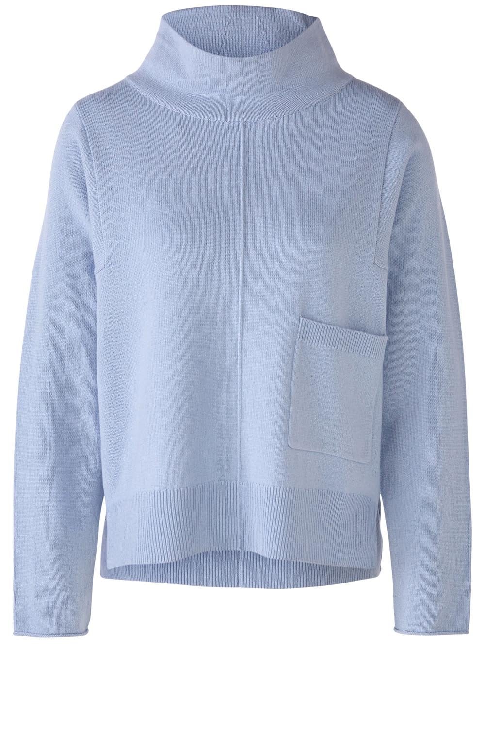 Kentucky Blue Cowl Neck Jumper
