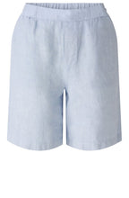 Kentucky Blue Linen Bermuda Shorts
